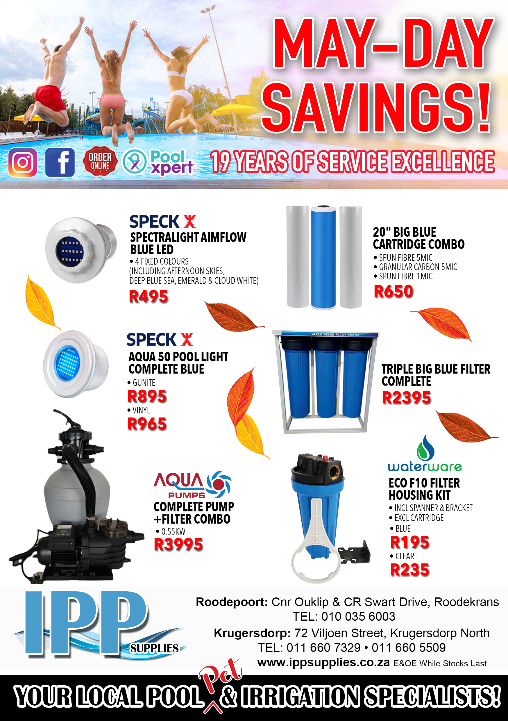IPP Supplies Page Three Specials Month-end April 2026