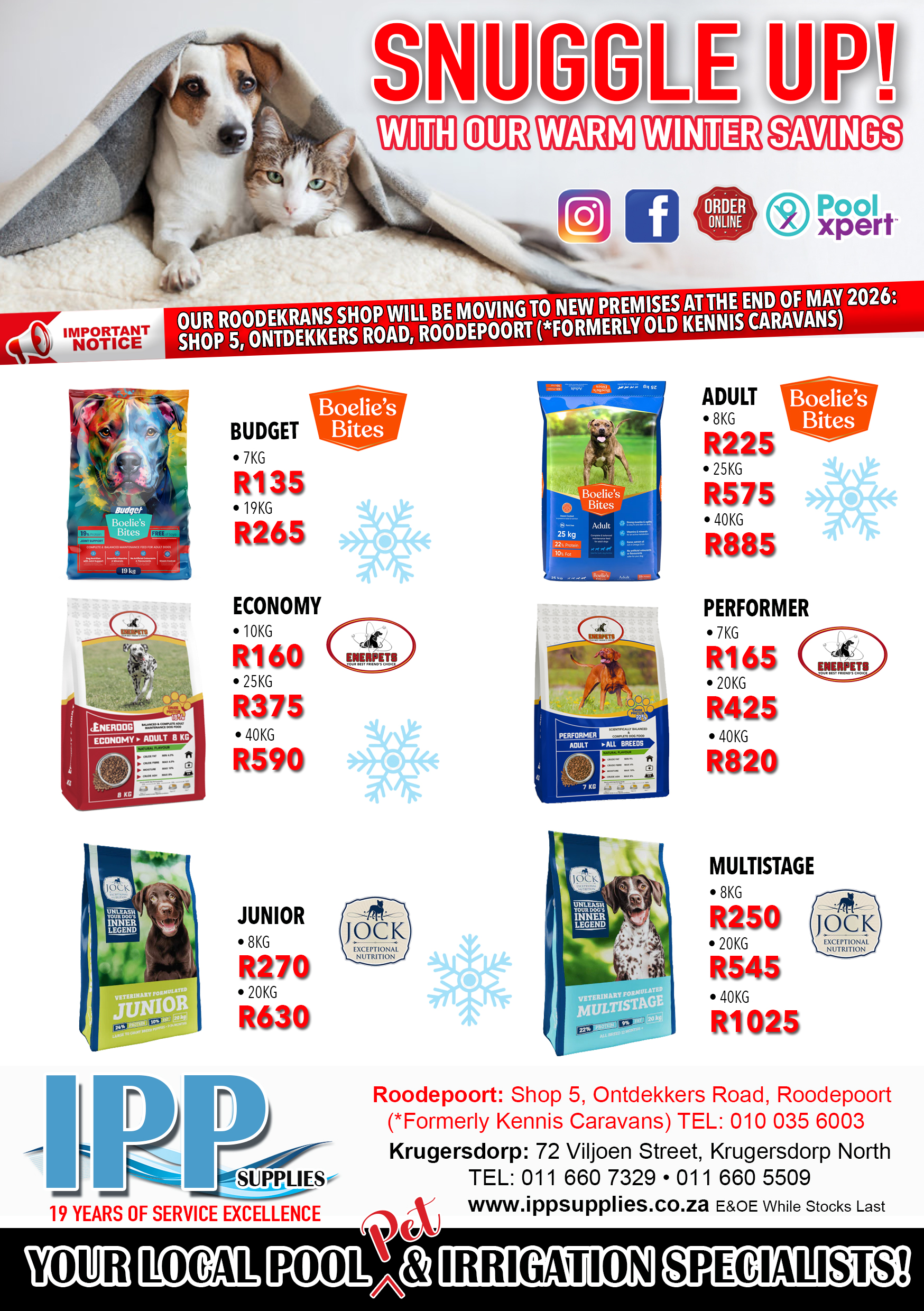 IPP Supplies Page Three Specials Month-end May 2026